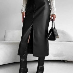 Jupe sexy pour femme, style tailleur chic et tendance