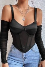 Haut sexy avec design dos nu pour un style audacieux